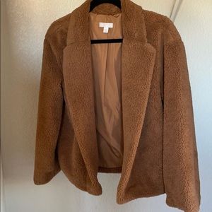 Cropped Teddy Jacket